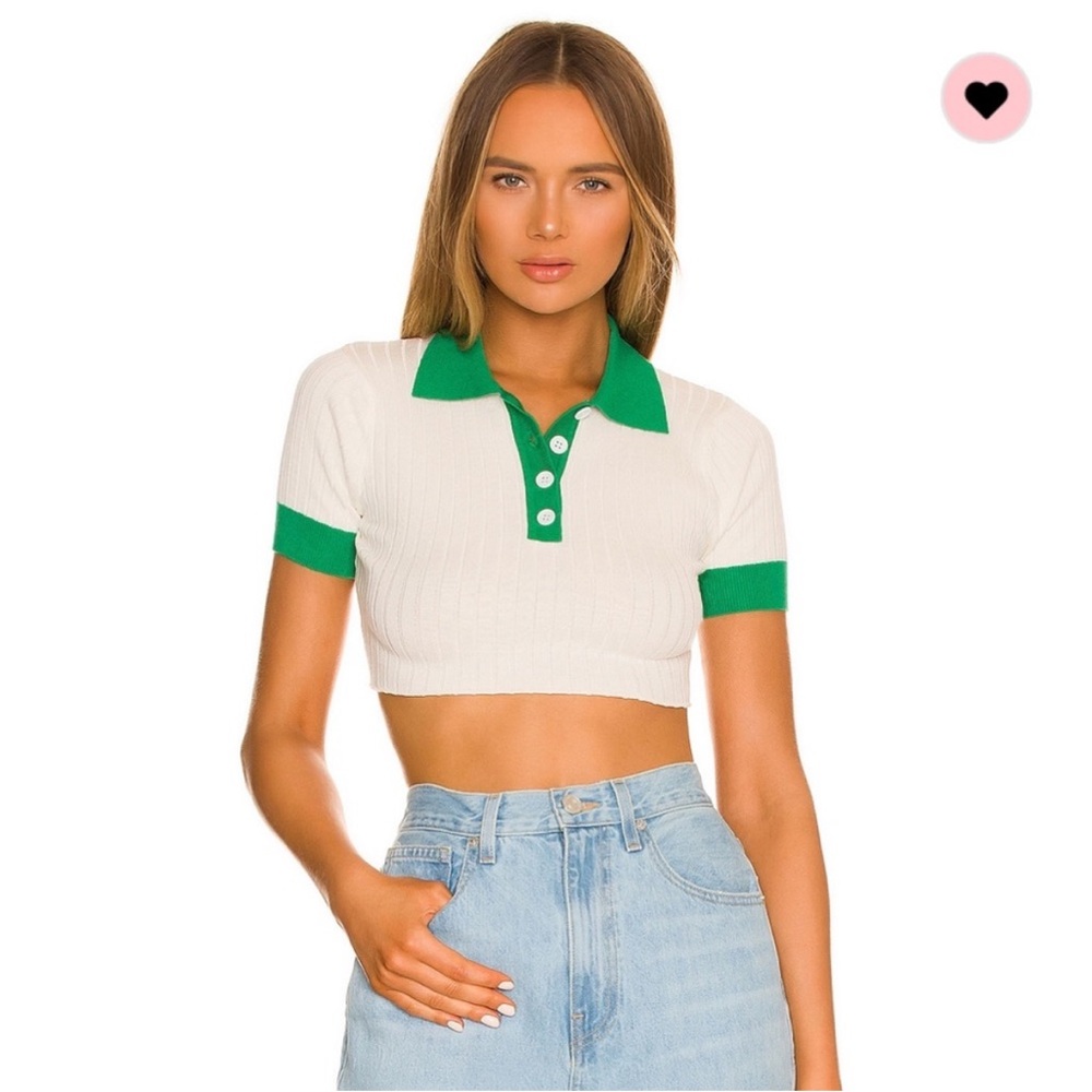 All The Ways Joyce Collar Crop Top
